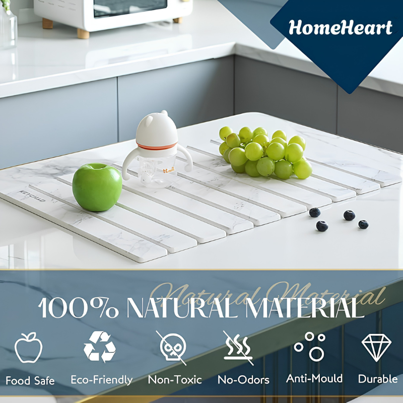 Diatomaceous Earth Dish Drying Mat