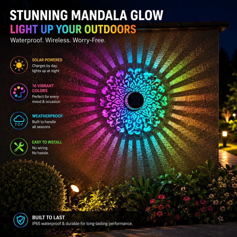 2026 New Solar Mandala Lights