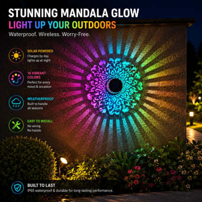 2026 New Solar Mandala Lights