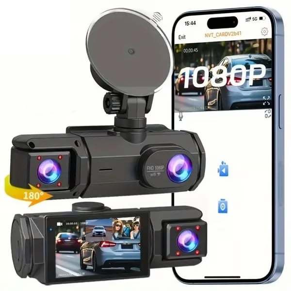 Full View Car Dashcam System(The product does not include a memory card.)