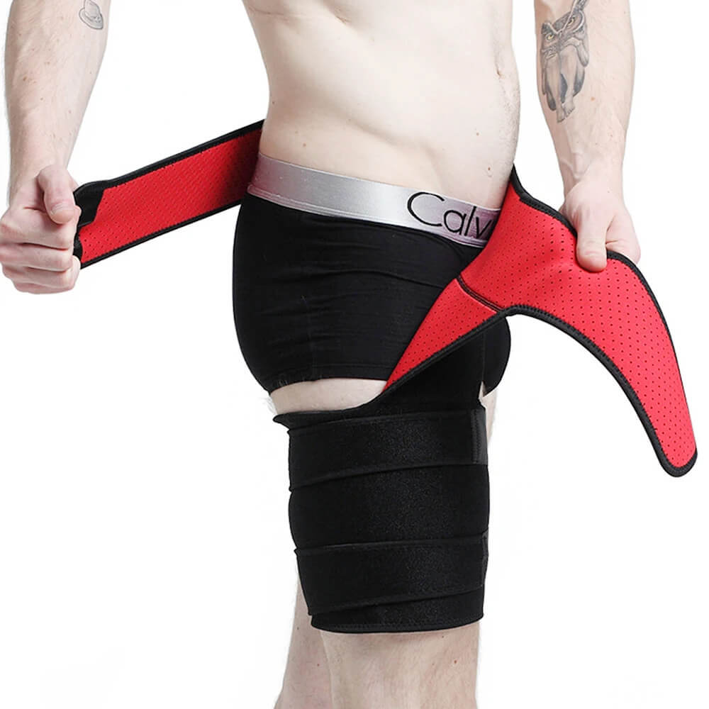 Adjustable Hip & Thigh Compression Brace with Targeted Support | Enhanced Stability for Active Movement