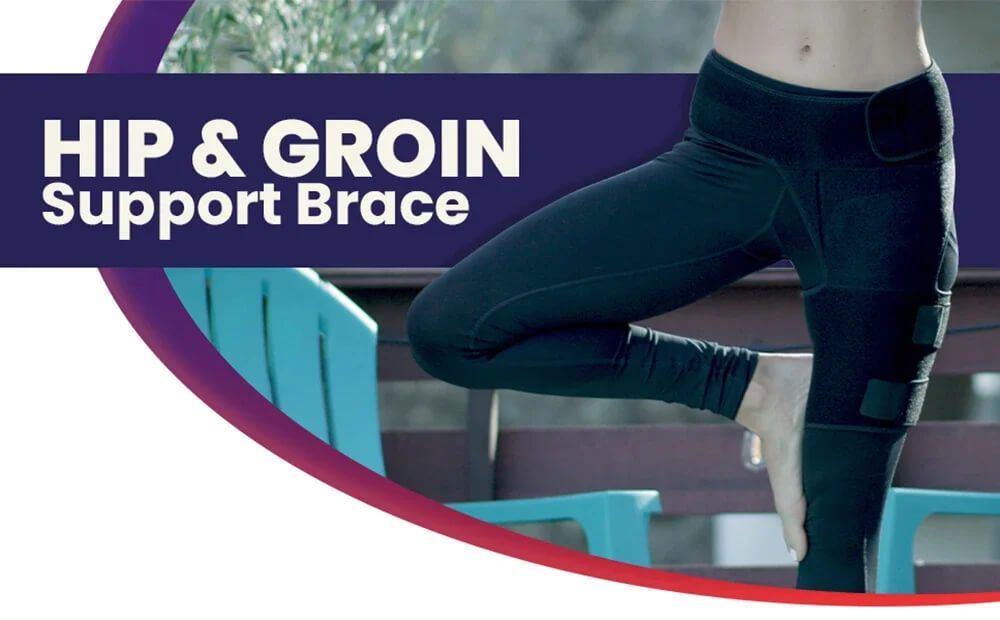 Adjustable Hip & Thigh Compression Brace with Targeted Support | Enhanced Stability for Active Movement