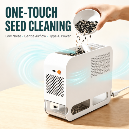 Electric Bird Seed Shell Separator with 5-Speed Airflow