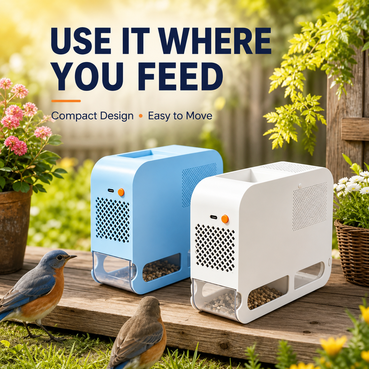 Electric Bird Seed Shell Separator with 5-Speed Airflow