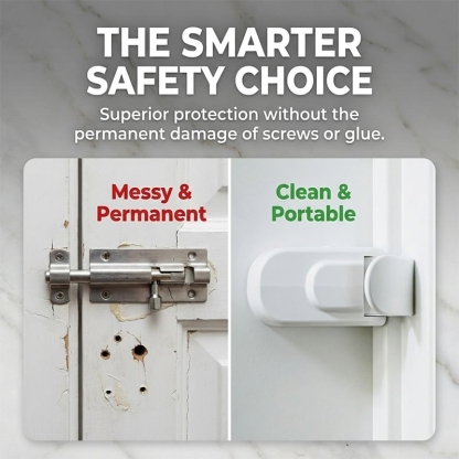 Child snap-on safety lock For Interior Doors