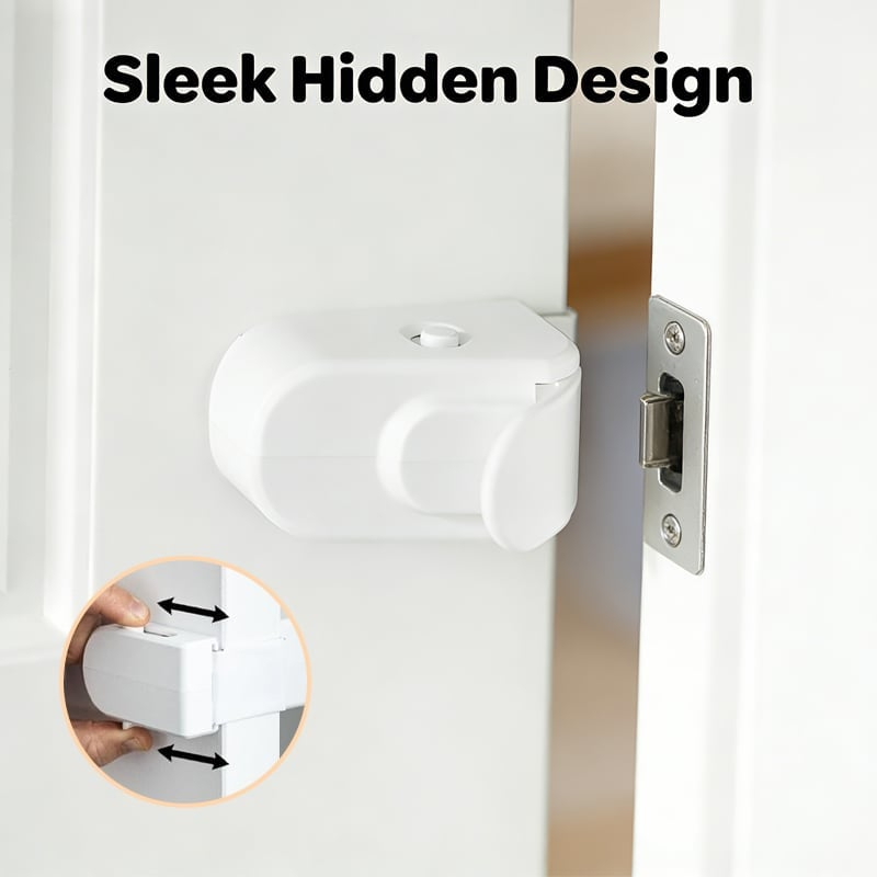 Child snap-on safety lock For Interior Doors