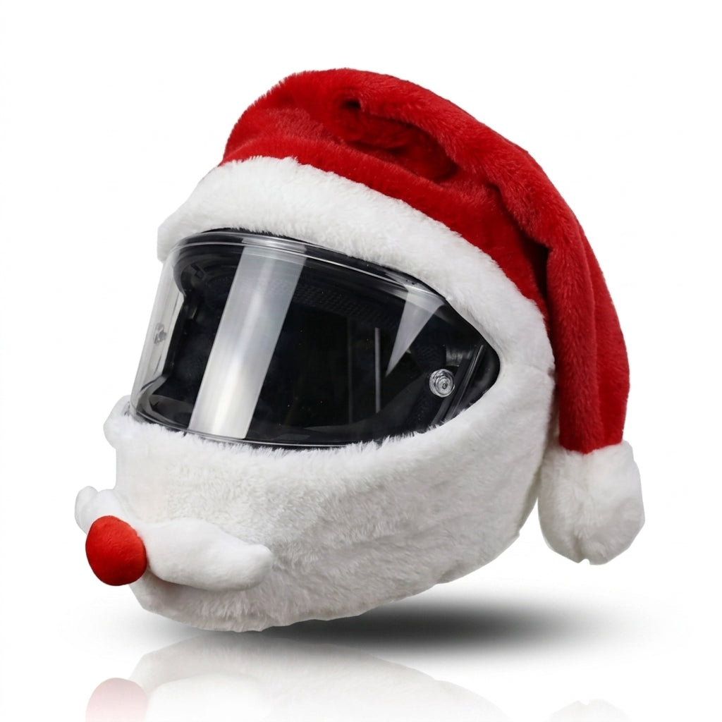 Funny Plush Motorcycle Helmet Cover  – Eye-Catching Cartoon Full-Face Helmet Accessory