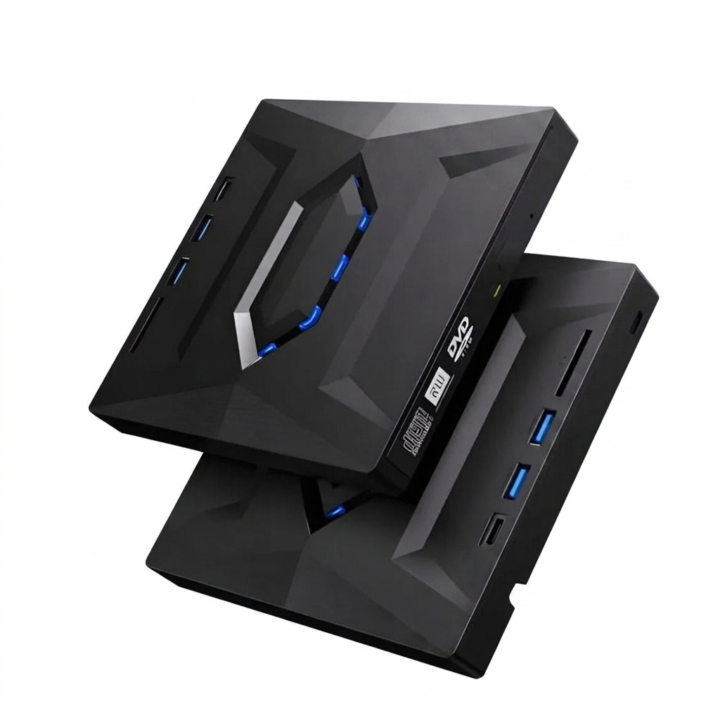 7-in-1 External DVD Player & CD/DVD RW Writer
