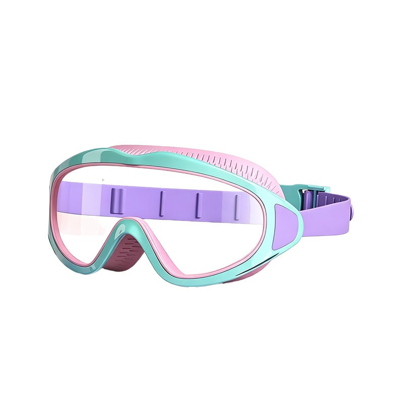 HD Children’s Large Frame Waterproof and Anti-Fog Swimming Goggles