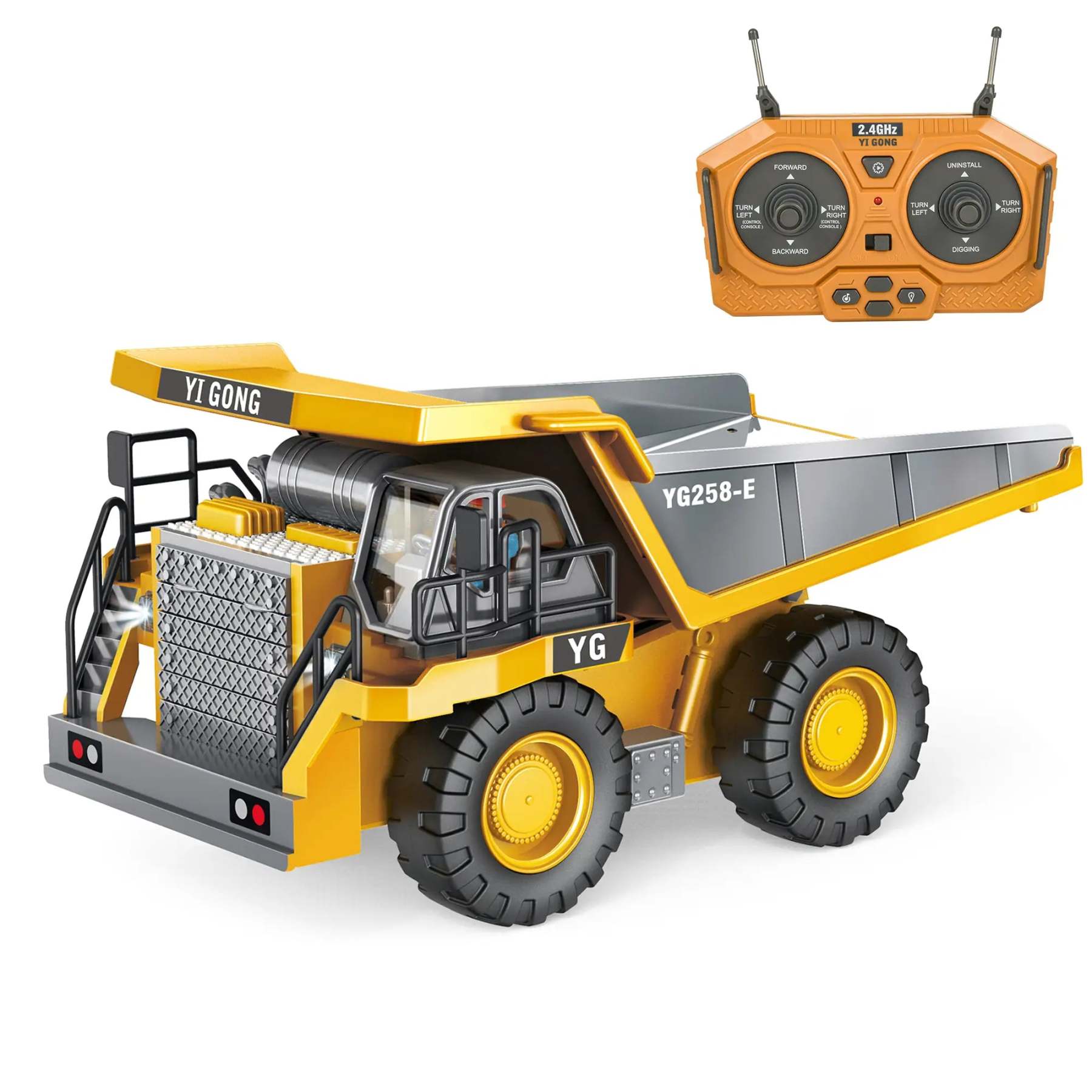 4-Vehicle RC Construction Set Built For Little Builders