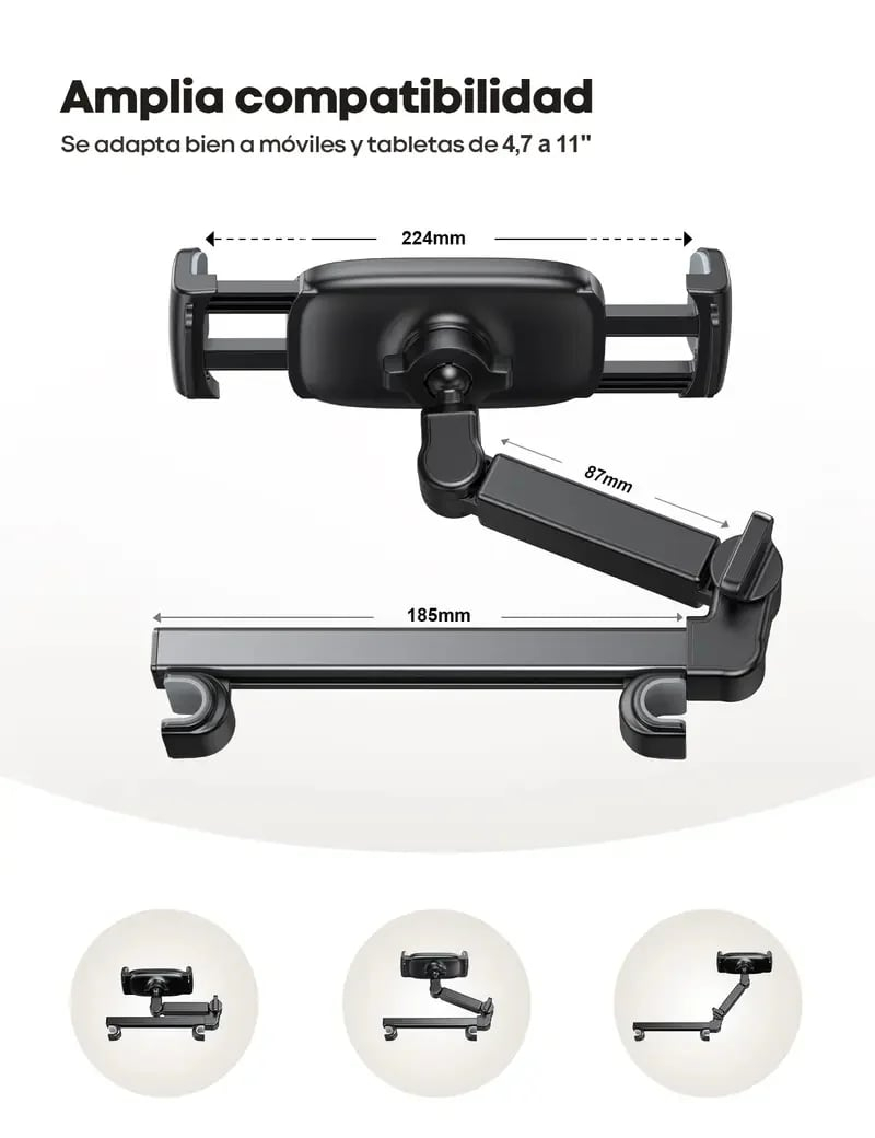 Lamicall Car Headrest Tablet & Phone Mount-EDC