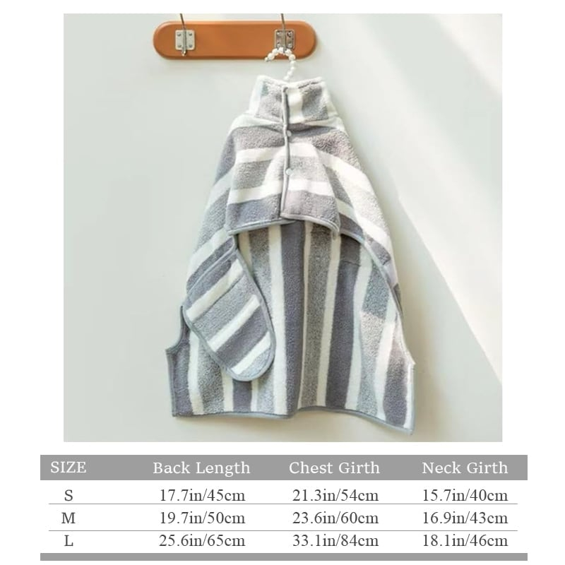 Luxury Microfiber Dog Bathrobe