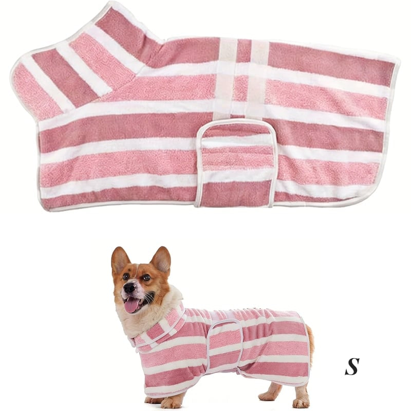 Luxury Microfiber Dog Bathrobe