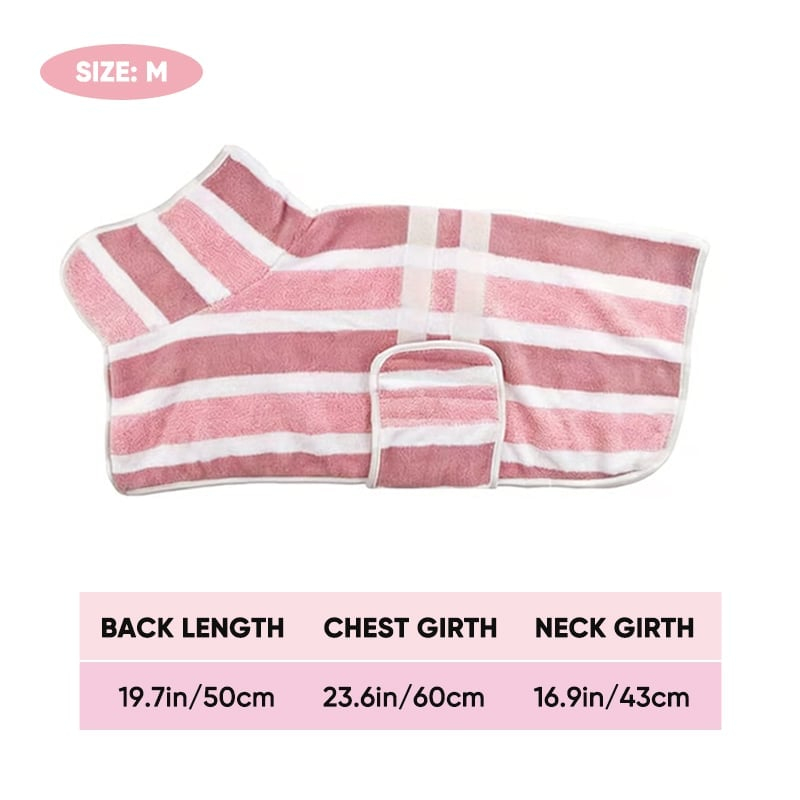 Luxury Microfiber Dog Bathrobe