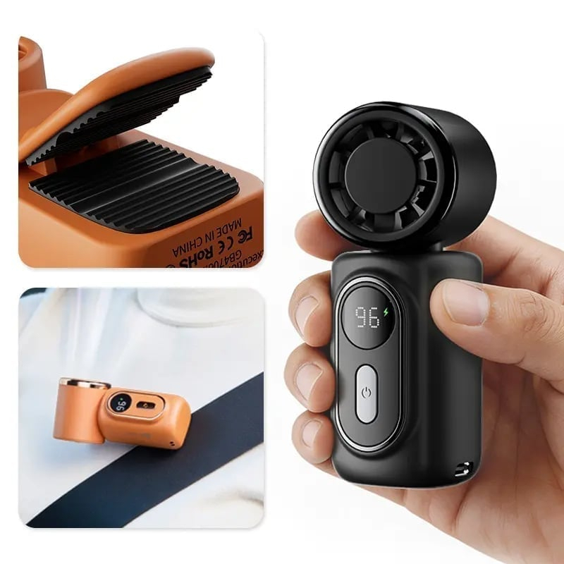 Mini Portable Handheld Clip-On Fan