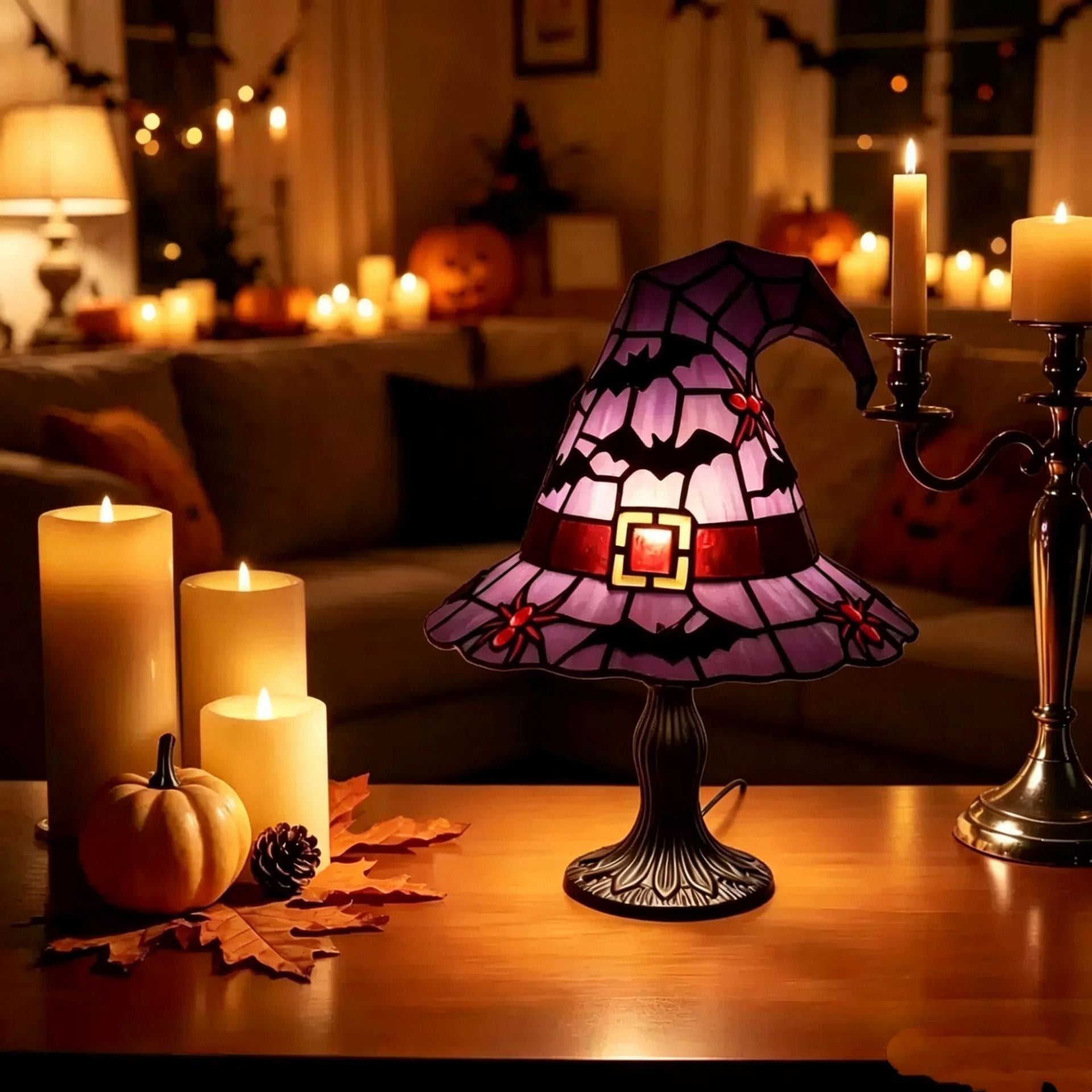 The Witch’s Hat Halloween Lamp – Light Up Your Haunted Home