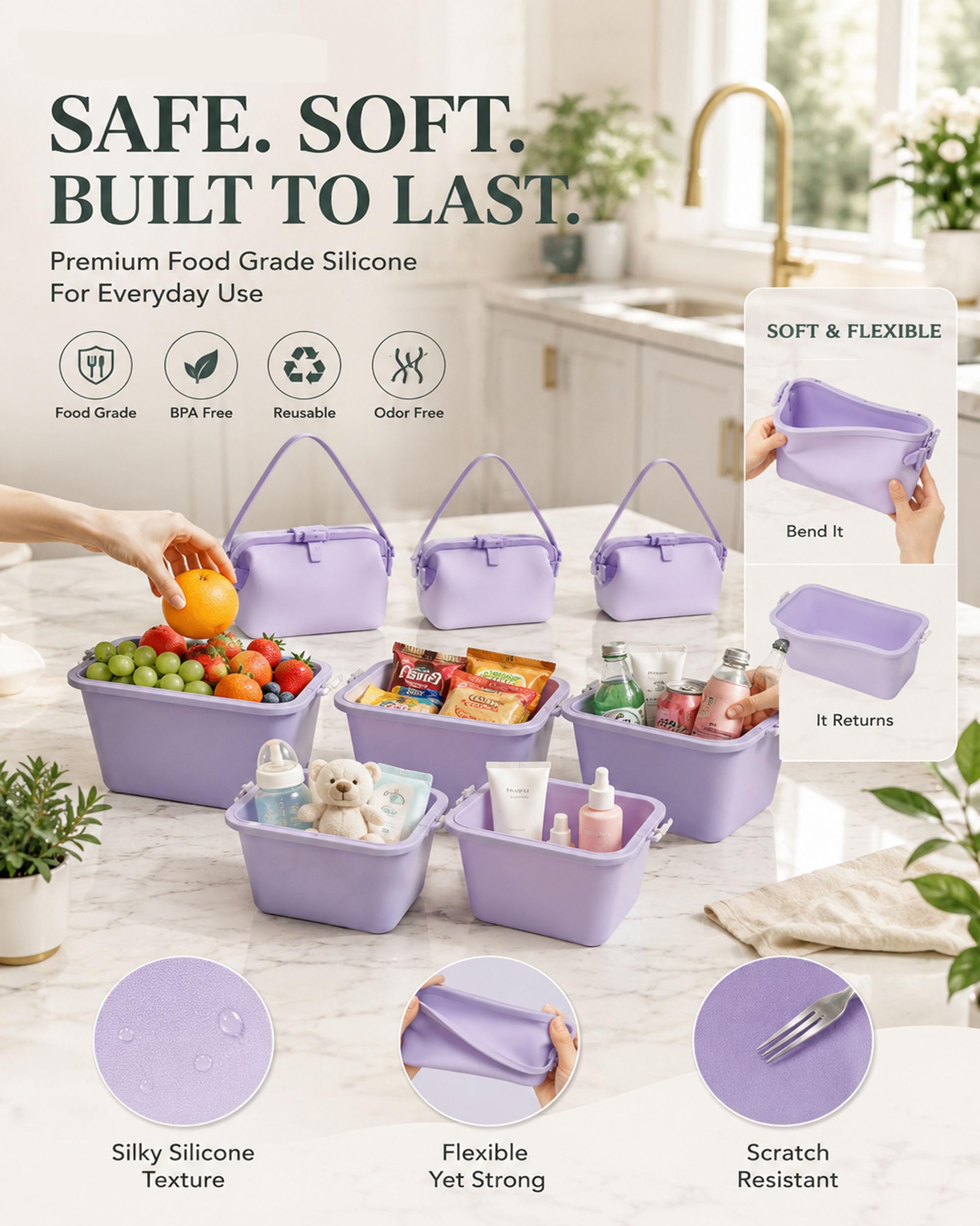 Women's Waterproof Beach Tote Bag | Foldable, Sandproof & Heat-Resistant