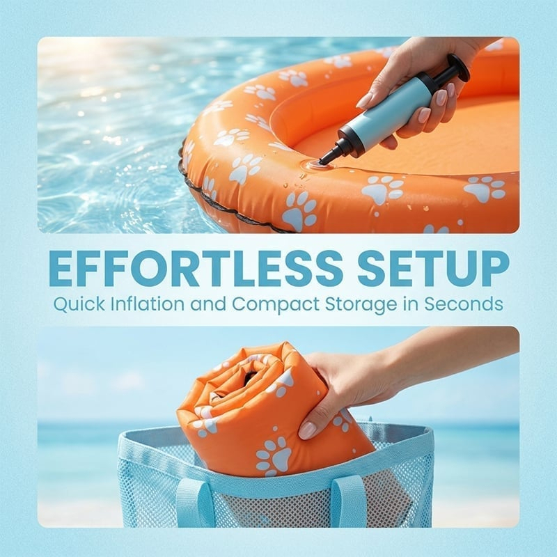 Premium Inflatable Pet Float