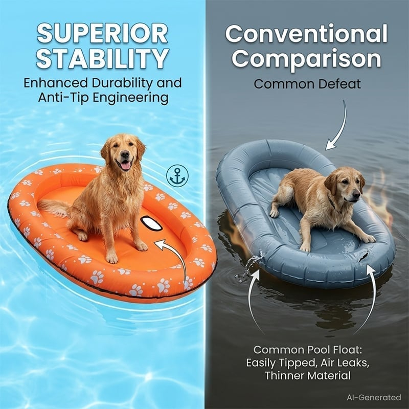 Premium Inflatable Pet Float