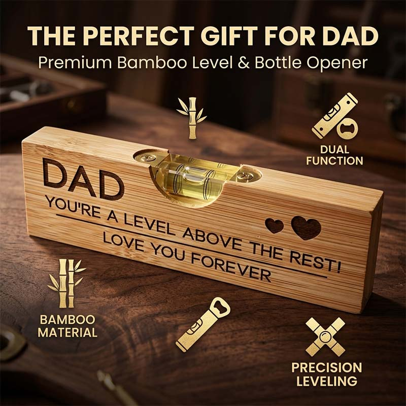 Bamboo And Wooden Level Bottle Opener