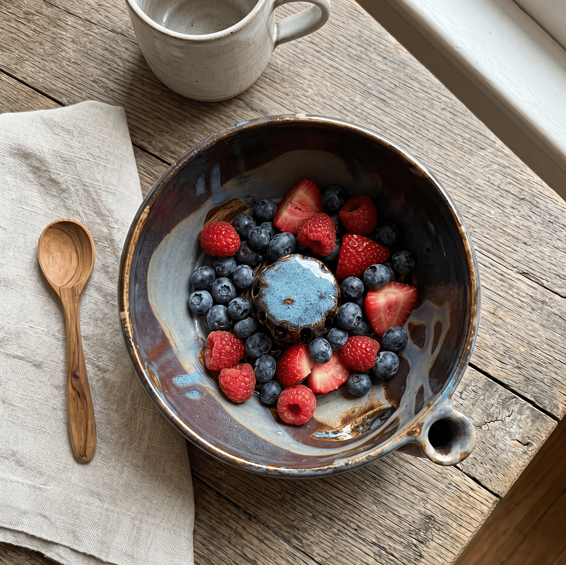 The Original Artisan Swirling Berry Bowl