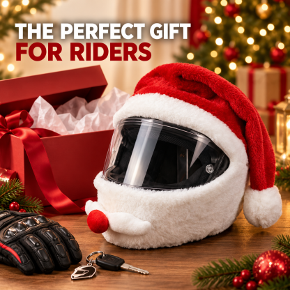 Funny Plush Motorcycle Helmet Cover  – Eye-Catching Cartoon Full-Face Helmet Accessory