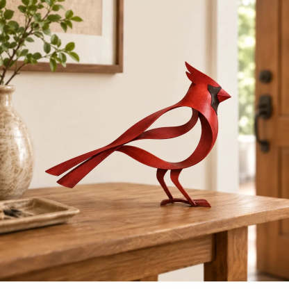 Sculptural Metal Bird