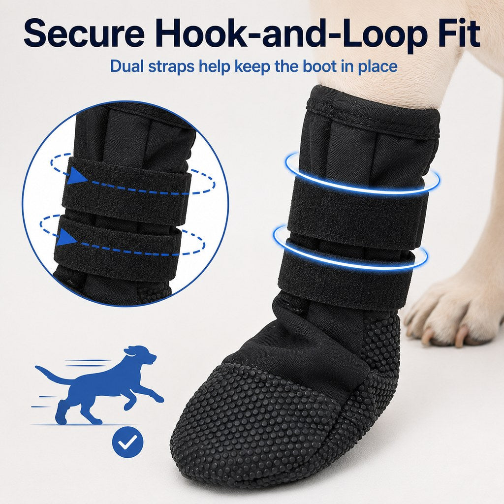 Dog Paw Recovery Boot for Home Rest & Walks - Anti-Lick Protective Cover for Injured Paws