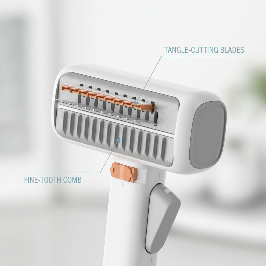 2-in-1 Grooming & Detangling Comb