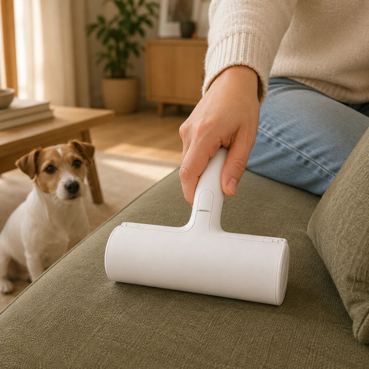 Quick pet hair cleanup tool