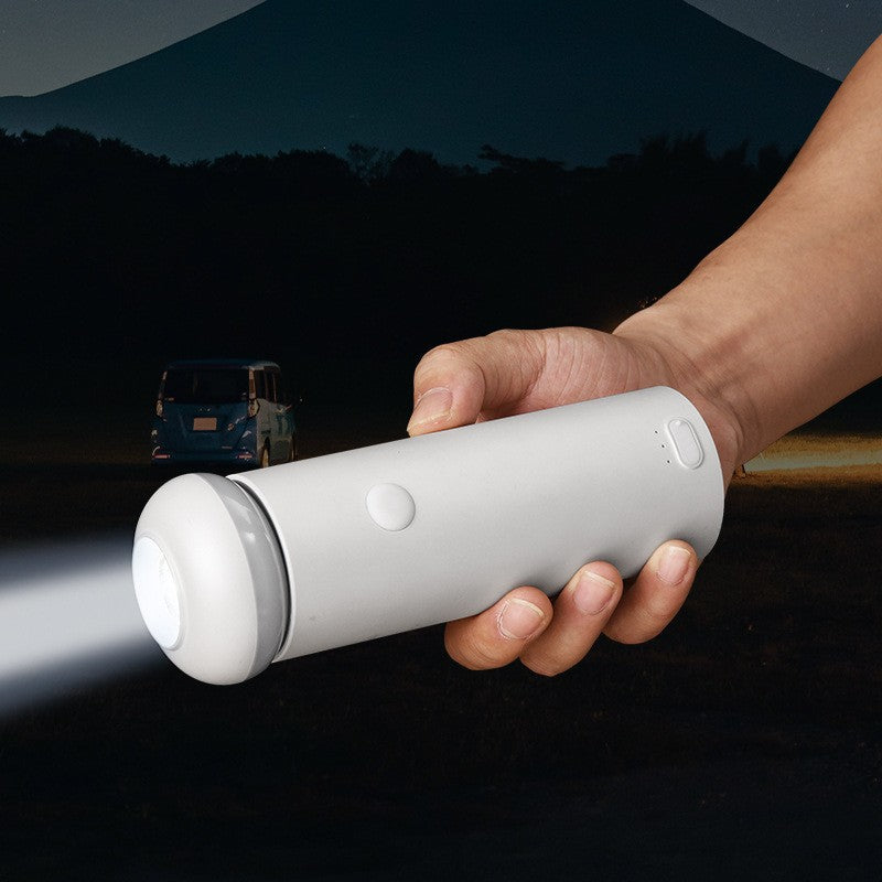 White 3-in-1 portable camping light