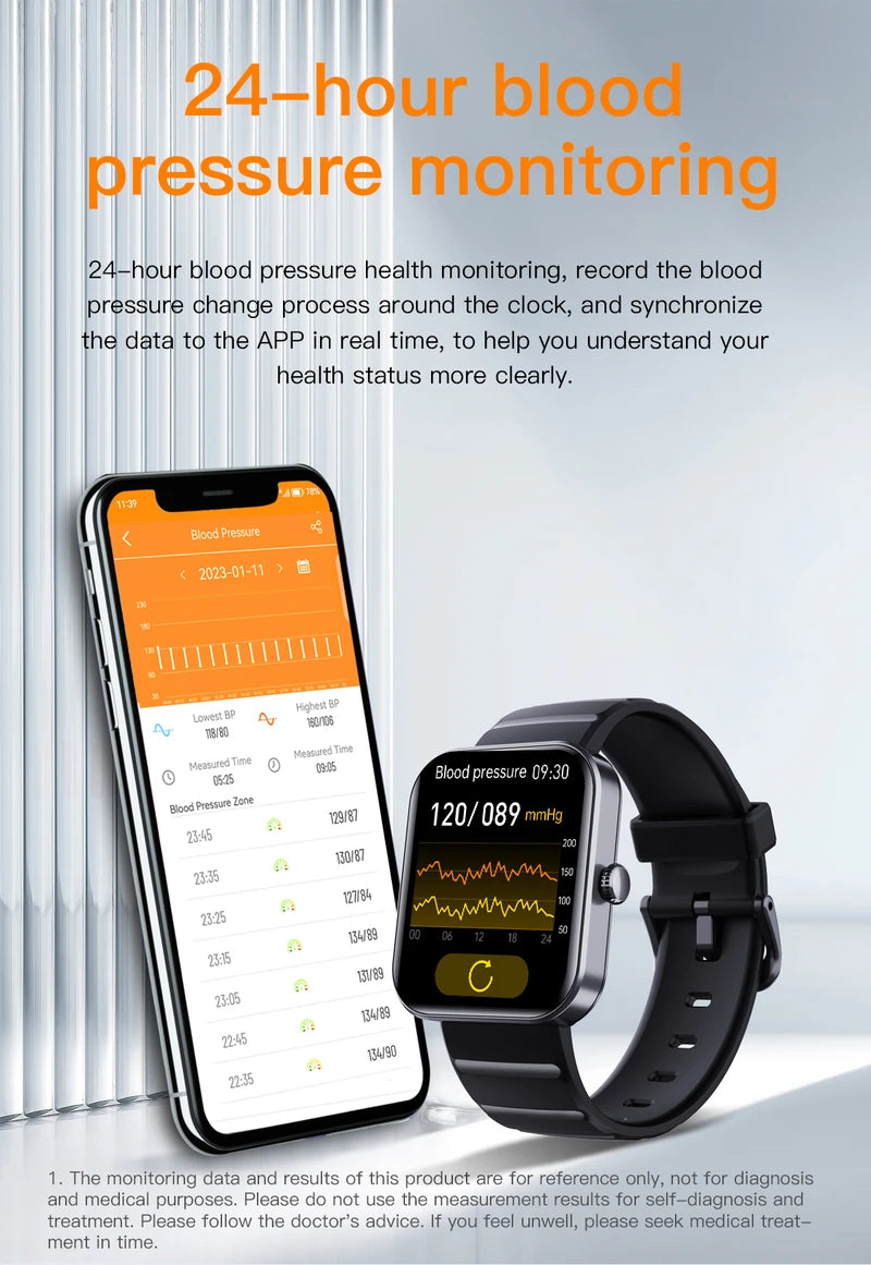 F21Pro smart watch full touch fitness tracker
