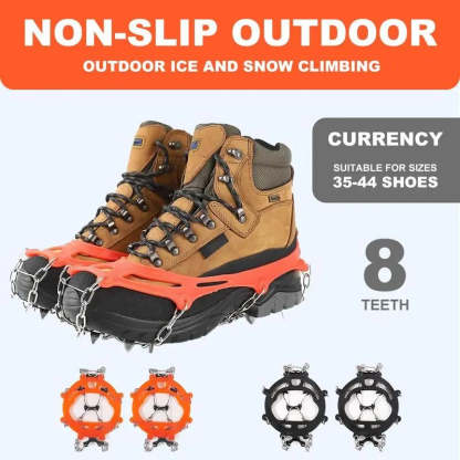 Ice Cleats for Shoes – Anti-Slip Snow Grips for Winter Walking & Hiking