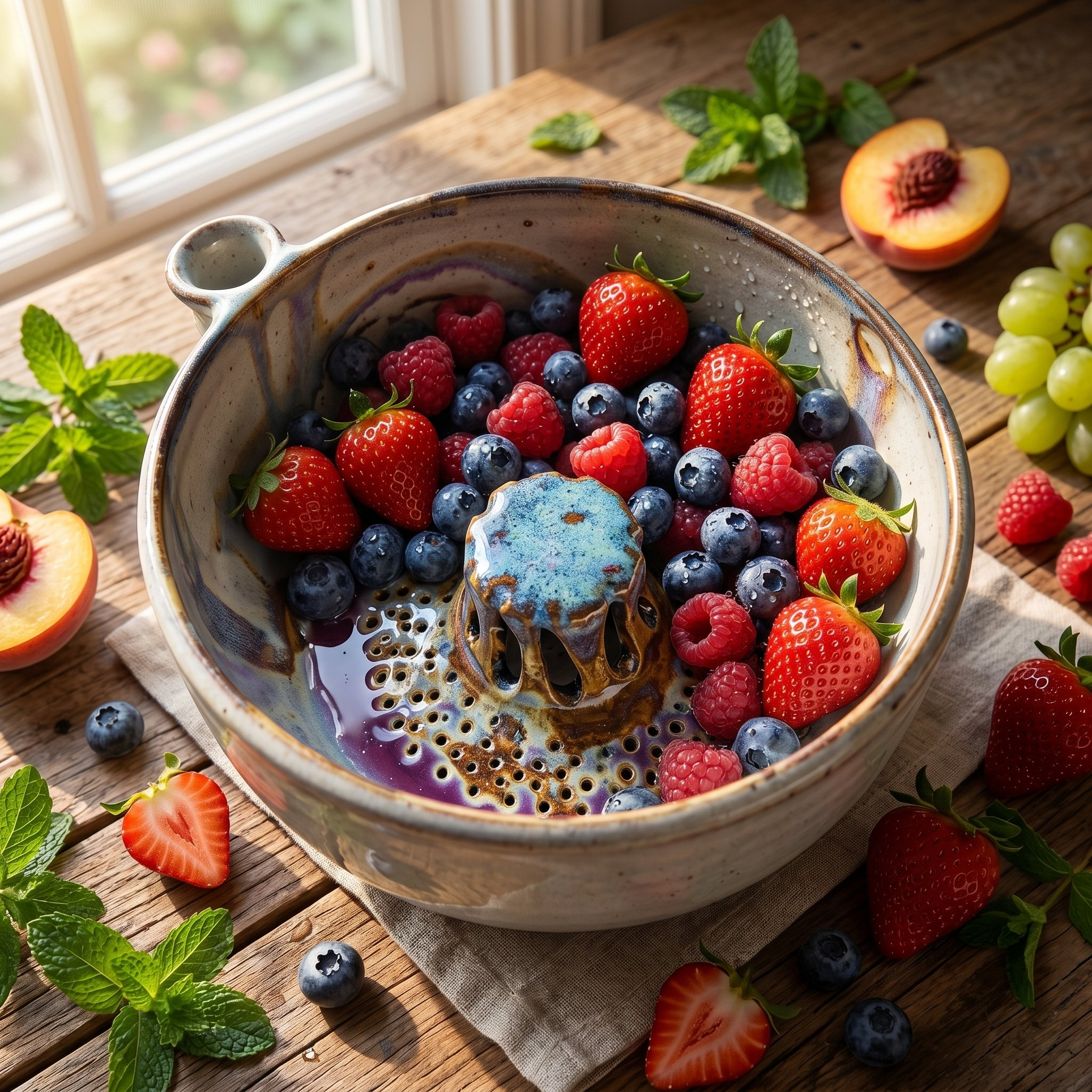 The Original Artisan Swirling Berry Bowl