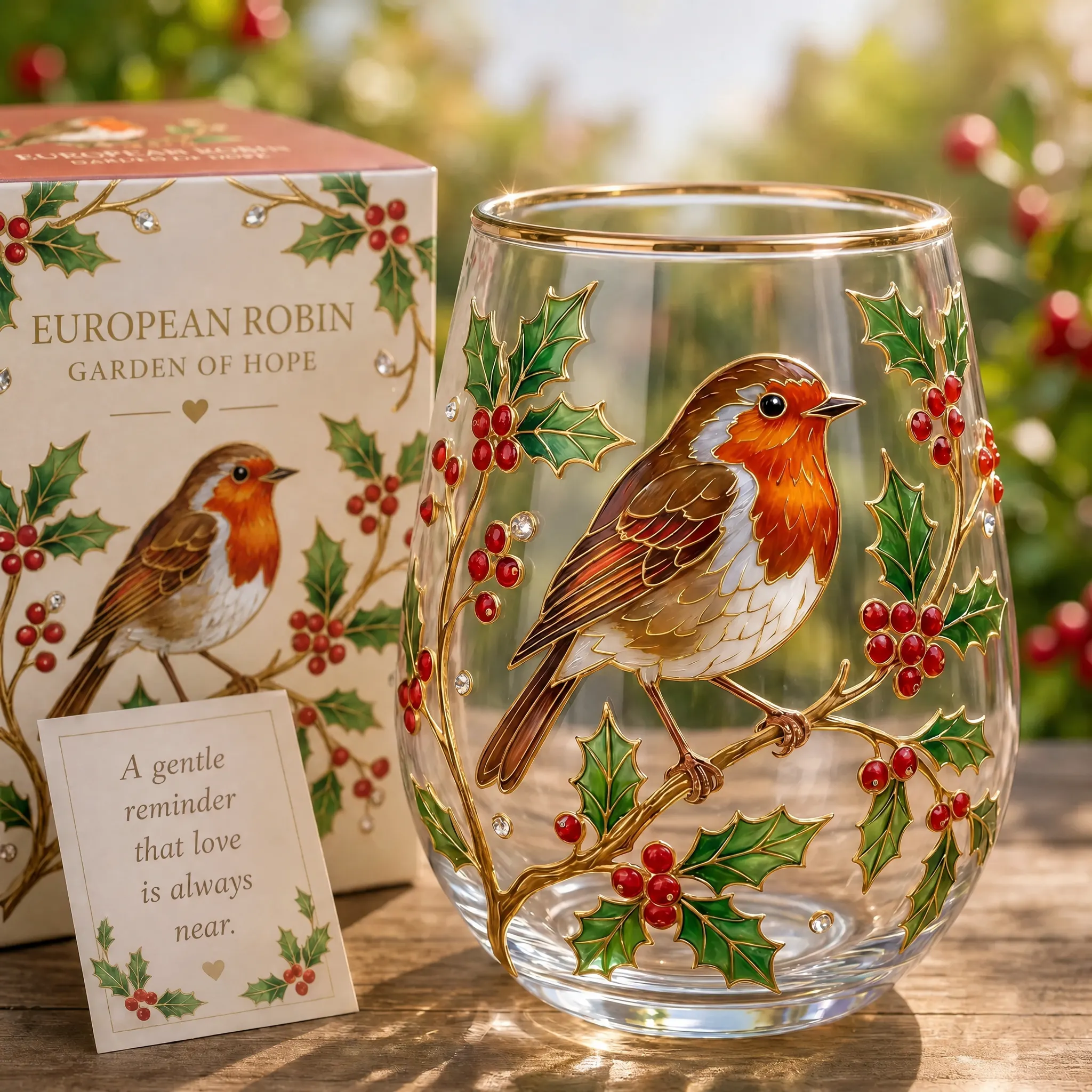 2026 Hummingbird Dawn Glass Elegant, Nature-Inspired Beauty