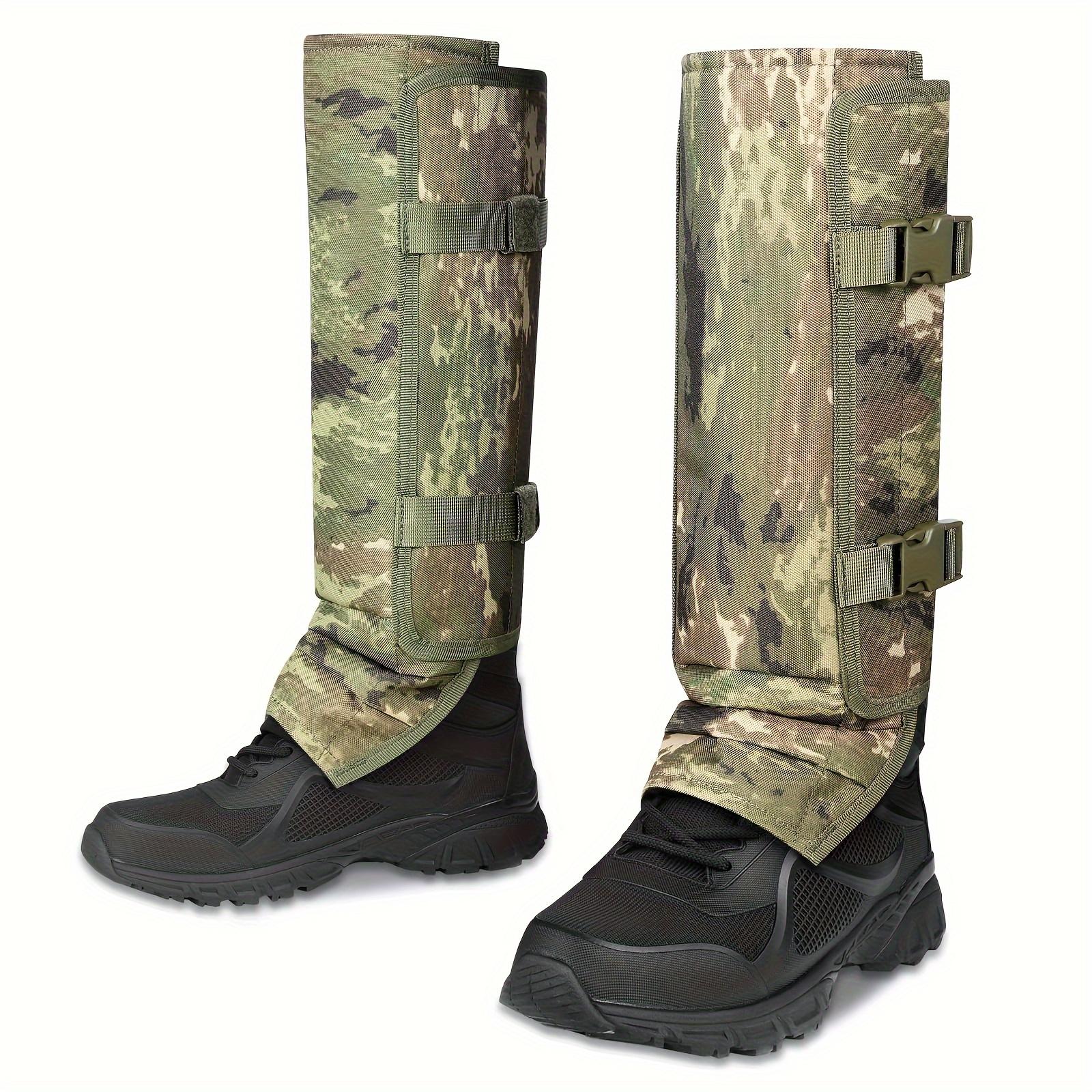 Unisex Adjustable Outdoor Snake-Resistant Leg Gaiters, Abrasion-Resistant Durable Fabric Protective Gear for Hunting, Hiking