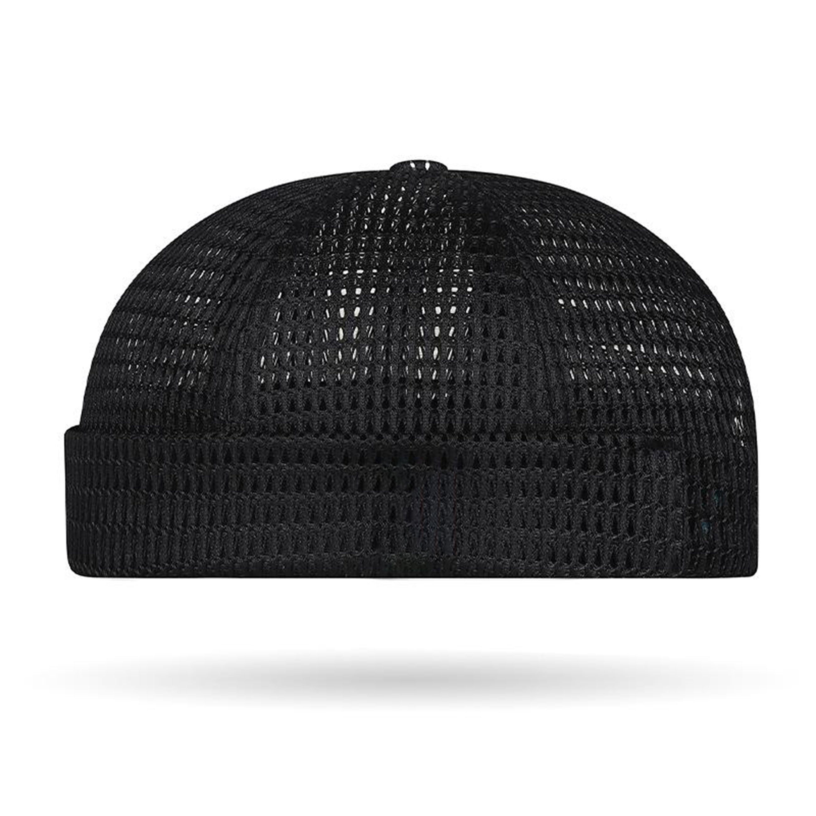 Men’s Breathable Brimless Docker Hat – Lightweight Mesh Skull Cap for Summer Outdoor Wear