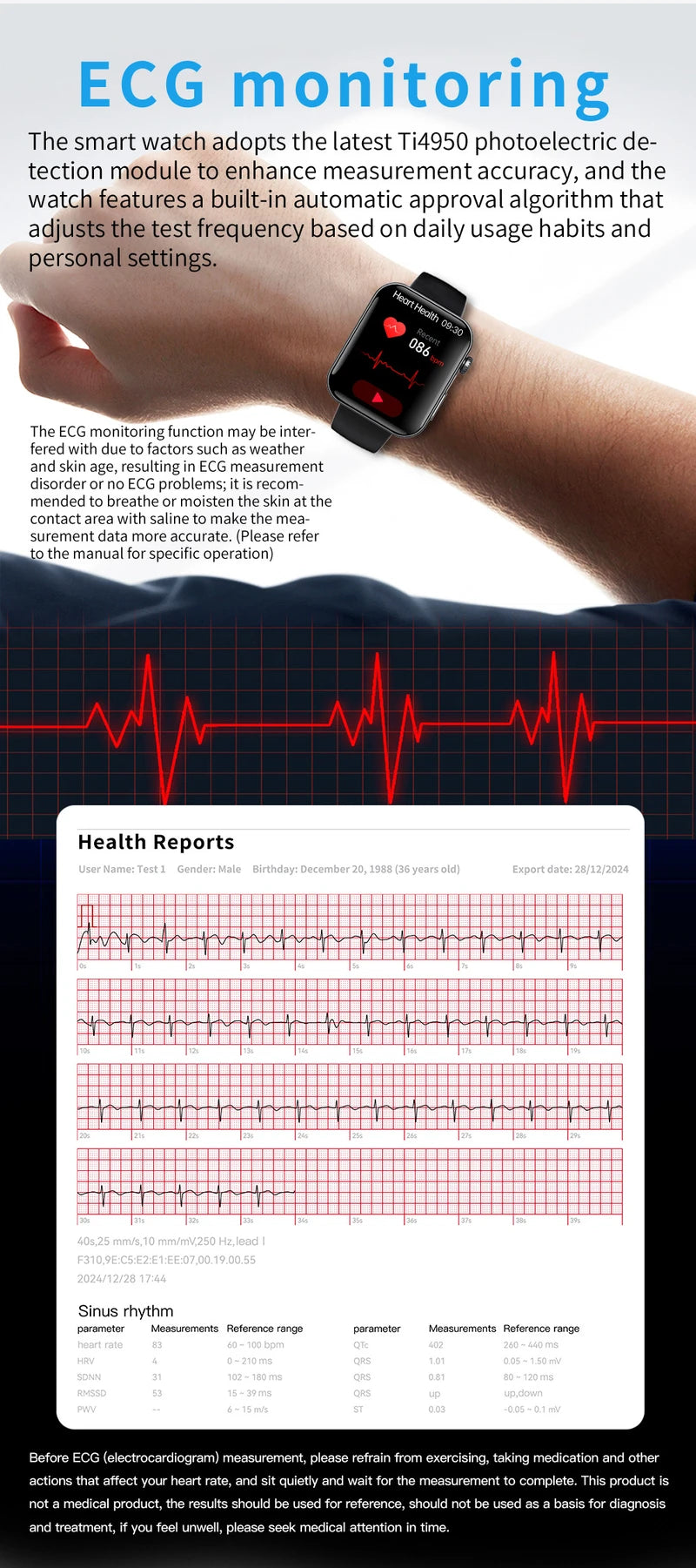 F310 Smart Watch Blood Oxygen Fitness Tracker