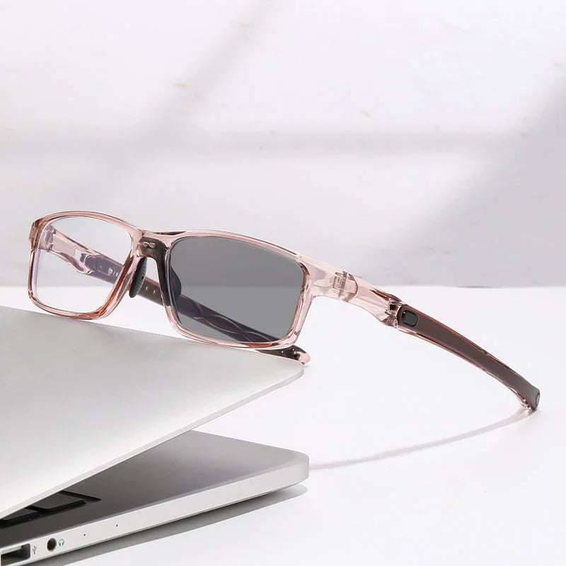 TR90 Multifocal Photochromic Reading Glasses Featuring Blue Light Blocking Technology