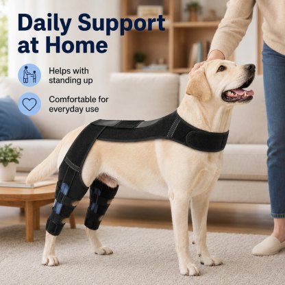 Dog Rear Leg Support Harness for Senior Dogs - Dual Hind Leg Mobility Aid for Walking & Standing