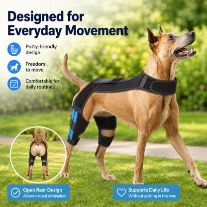 Dog Rear Leg Support Harness for Senior Dogs - Dual Hind Leg Mobility Aid for Walking & Standing