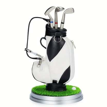 Golf Pen Holder + 3-Pen Set🏌️‍♂️Elevate Your Office Desk – A Hole-in-One for Style & Function