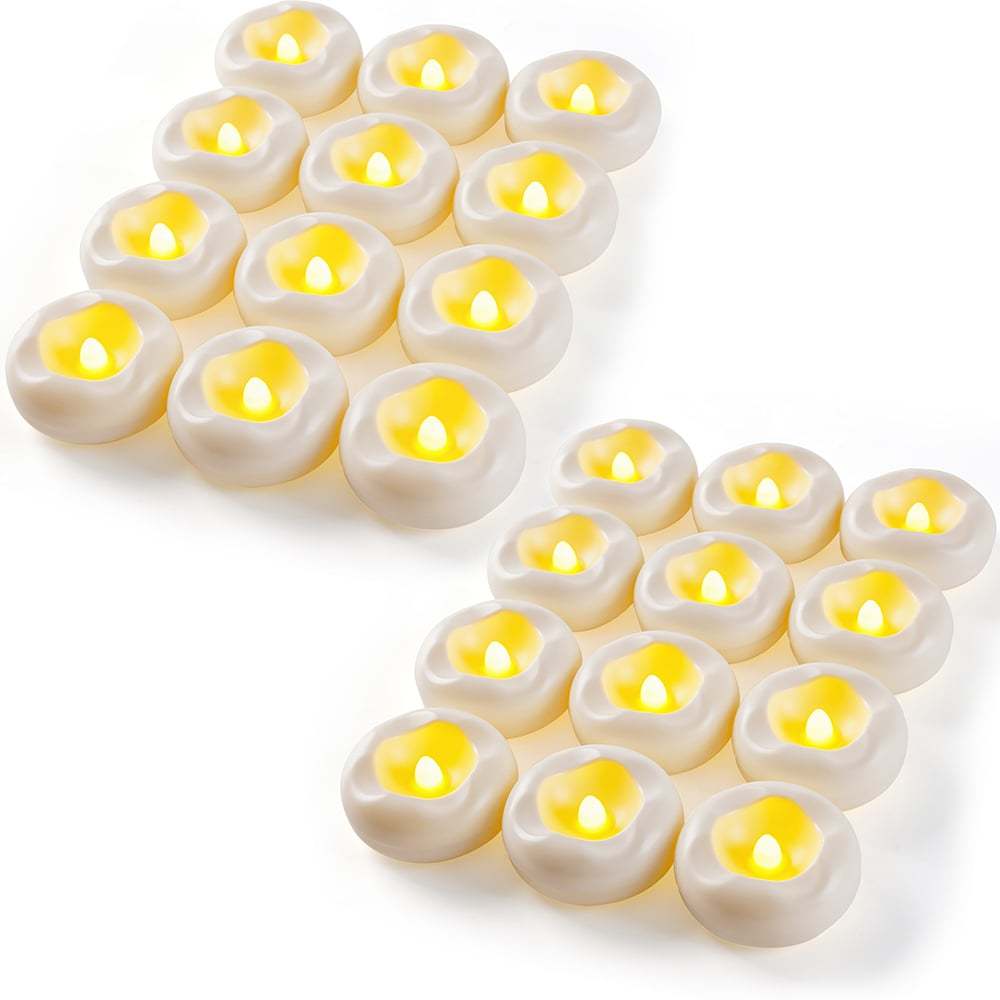 Water-Activated Flameless Floating LED Candles – Romantic Waterproof Glow for Any Occasion