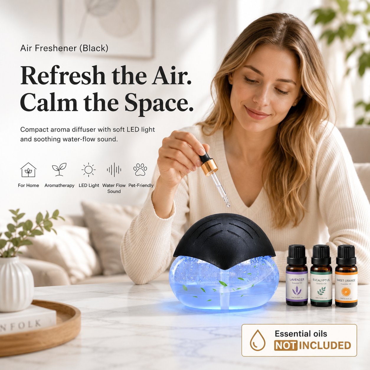Air Purifier & Aromatherapy Diffuser