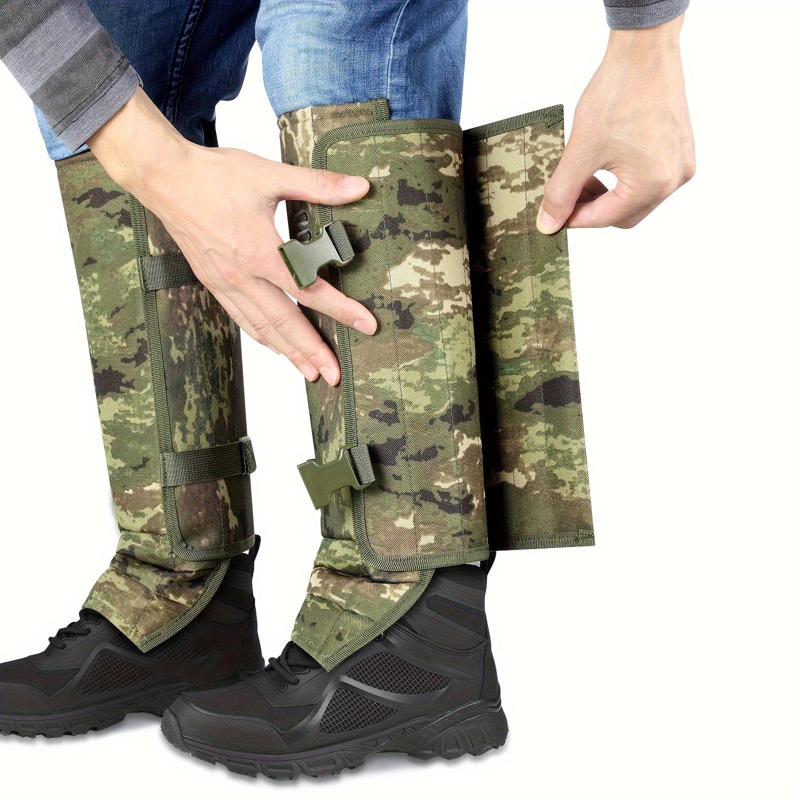 Unisex Adjustable Outdoor Snake-Resistant Leg Gaiters, Abrasion-Resistant Durable Fabric Protective Gear for Hunting, Hiking