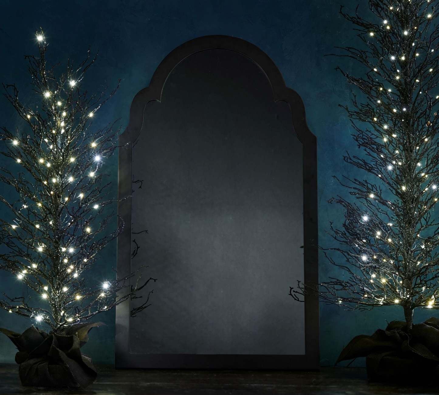Halloween Magical Illusion Ghost Mirror with LED Backlit Ambient Night Light