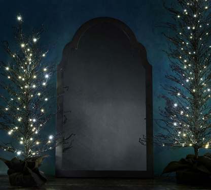 Halloween Magical Illusion Ghost Mirror with LED Backlit Ambient Night Light