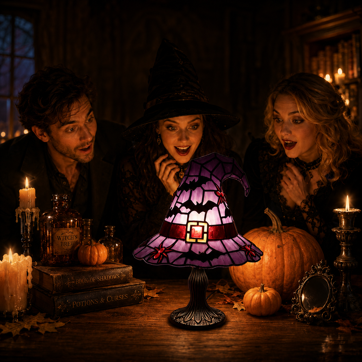 The Witch’s Hat Halloween Lamp – Light Up Your Haunted Home