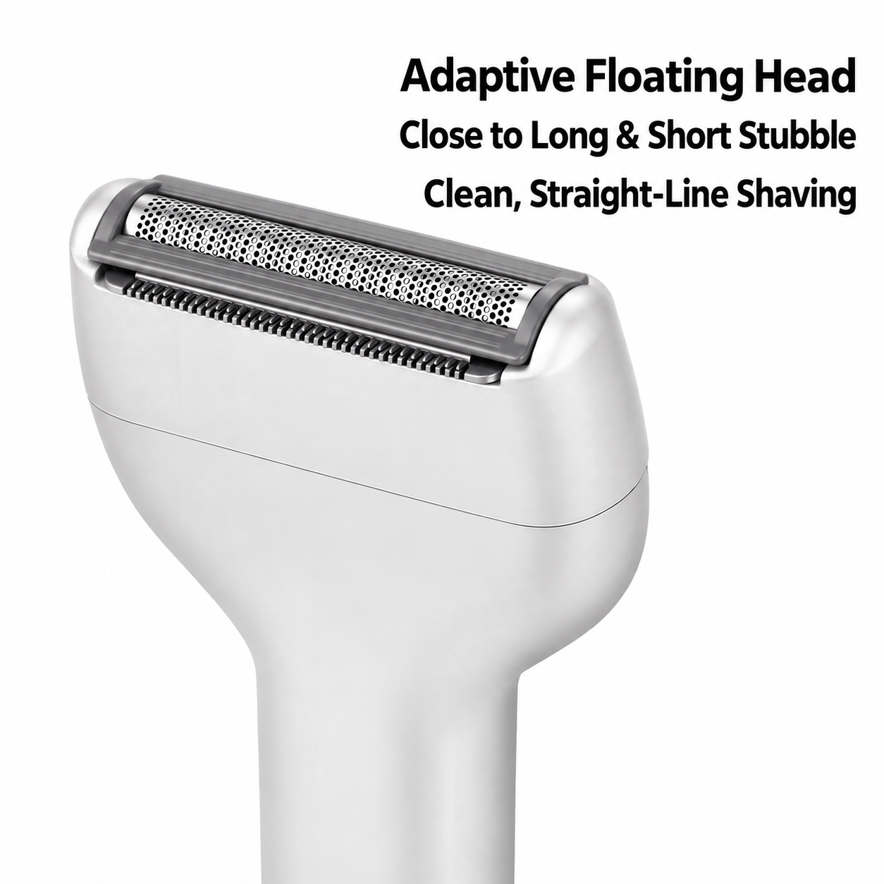 Low-noise rechargeable electric shaver