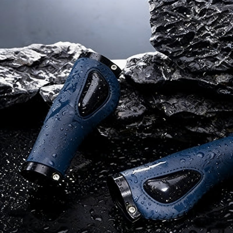 Bike Handle Grips Ergonomics Design Soft Gel Dual Lock